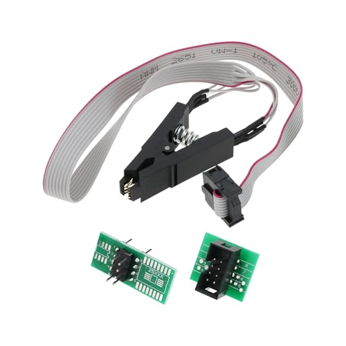 OTOTEC 1Set SOIC SOIC8 SOP8 8-poliger Testclip mit Platinen-Programmierkonverter Kompatibel mit EEPROM-In-Circuit-Programmierung OTOTEC 1Set SOIC SOIC8 SOP8 8-poliger Testclip mit Platinen-Programmierkonverter Kompatibel mit EEPROM-In-Circuit-Programmierung von OTOTEC