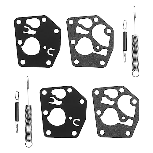 OTOTEC 2 Sets Vergaser Membran Regler Federsatz Kompatibel mit Briggs & Stratton 450 500 550 600 Serie Motoren Kompatibel mit Sprint Motor 495770 795083 von OTOTEC