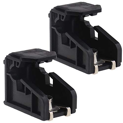 OTOTEC 2 Stück Scheinwerfer Montage Clips Kompatibel mit Volkswagen Polo 2009-2018 Kunststoff Halterung 6R0941511 Schwarz von OTOTEC