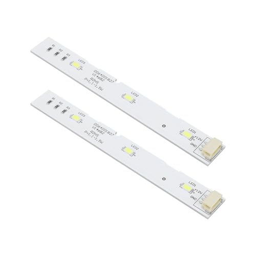 OTOTEC 2 Stücke Kühlschrank LED Streifen 0064001827 Ersatz Teil Front-Tür LED Licht Bar Streifen Lampe Kompatibel mit Haier BCD-575WDBI Front-tür OTOTEC 2 Stücke Kühlschrank LED Streifen 0064001827 Ersatz Teil Front-Tür LED Licht Bar Streifen Lampe Kompatibel mit Haier BCD-575WDBI Front-tür von OTOTEC
