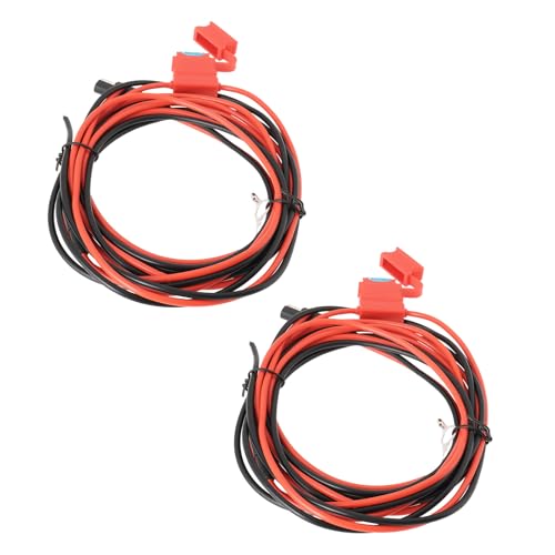 OTOTEC 2-teiliges Radio-Stromkabel HKN4137 12-V-Mobilfunk-Stromkabel mit Inline-Sicherung Und Klemmen HKN9402 Stromkabel Kompatibel mit Motorola GM3188 GM3688 Länge 3 M von OTOTEC