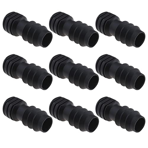OTOTEC 20 Stück 16 mm Tropfbewässerungsstopfen Gartenschlauch Endstopp Stecker Verbinder für Gartenbewässerung PE Rohrleitungsanschluss Gewächshaus Blumenbeet Hof von OTOTEC