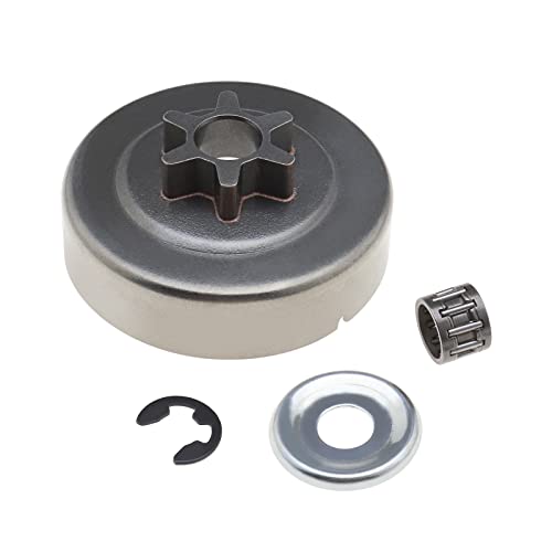 OTOTEC 3/8 6T Kupplungstrommel Ritzel Unterlegscheibe E-Clip Kit Kompatibel mit Stihl Kettensäge 017 018 021 023 025 MS170 MS180 MS210 MS230 MS250 OTOTEC 3/8 6T Kupplungstrommel Ritzel Unterlegscheibe E-Clip Kit Kompatibel mit Stihl Kettensäge 017 018 021 023 025 MS170 MS180 MS210 MS230 MS250 von OTOTEC
