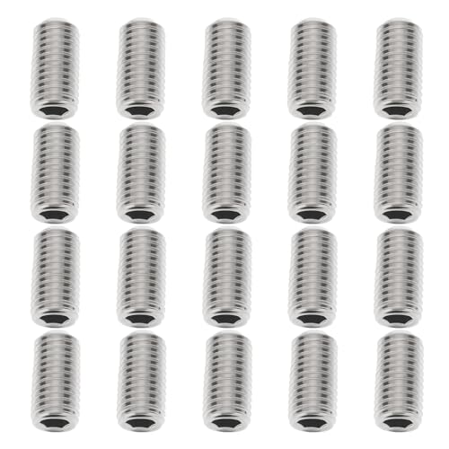 OTOTEC 30 Stück 1/4-28 X 1/2 Zoll Steckschlüssel-Stellschraube 304 Edelstahl Innensechskant-Madenschraube für Türgriffe Reparatur von Leuchten OTOTEC 30 Stück 1/4-28 X 1/2 Zoll Steckschlüssel-Stellschraube 304 Edelstahl Innensechskant-Madenschraube für Türgriffe Reparatur von Leuchten von OTOTEC