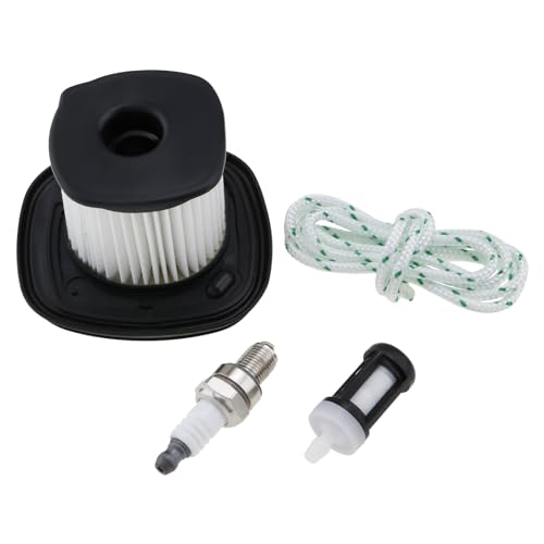 OTOTEC 4-teiliges Service-Kit Inklusive Luftfilter Kraftstofffilter Zündkerze Zugschnur Kompatibel mit Stihl SH86 SH86C BG86CE BG86Z BG86CEZ Laubbläser von OTOTEC