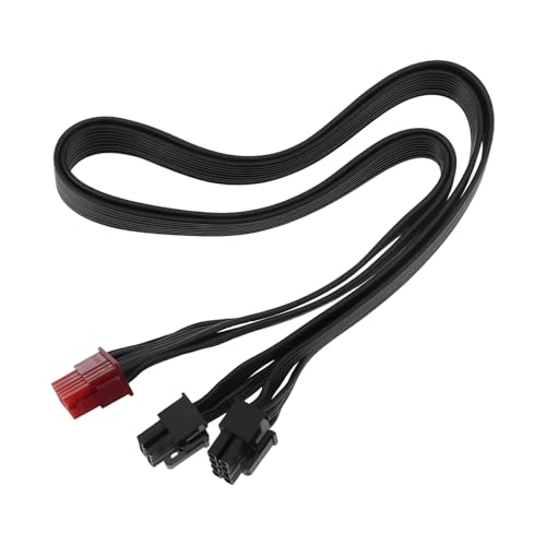 OTOTEC Grafikkarten-Netzteil, 12-poliges Netzteil auf 2PCI-E, 8-polig (6 + 2-polig), kompatibel mit Enermax Modular-Netzteil, 60 cm von OTOTEC