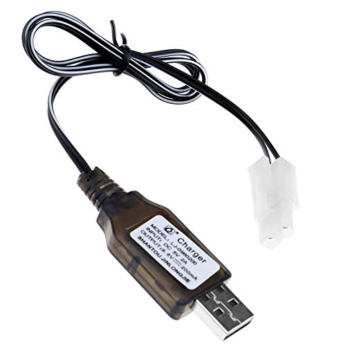 OTOTEC L6.2-2P USB Power Ladekabel für RC Auto 9.6V 200mA Ni-MH Ni-CD Akku von OTOTEC