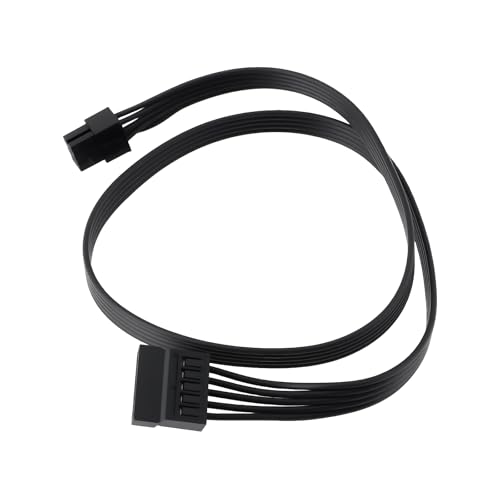 OTOTEC Modulares Kabel 6-polig auf SATA Kompatibel mit Corsair Kompatibel mit Seasonic 58,5 cm von OTOTEC