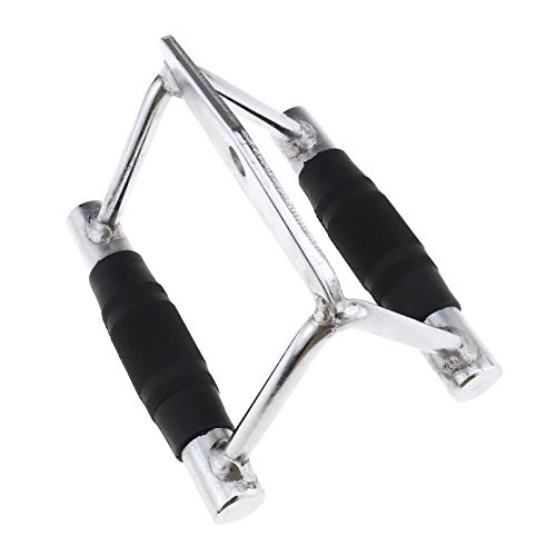 Zwilling V Sitzreihe Chinning Bar mit Gummigriffen Bodybuilding Gym Kabel Crossover Maschine Power Cage Sporttrainingsgerät von OTOTEC