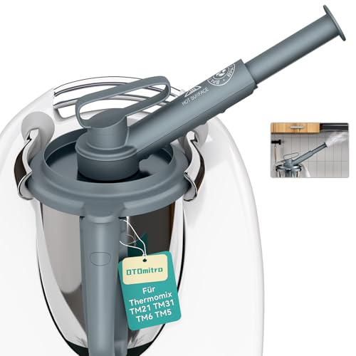 OTOmitra Dampfumleiter für Thermomix Zubehör TM5 TM6 TM31, Dampfumleitung für Schutz Küchen Hängeschränke, Extra Lang, BPA Frei Dampfableiter mit Bürste, Dampf Umleitung für Vorwerk TM-5 TM-6 TM-31 von OTOmitra