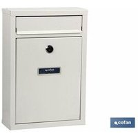 Cofan - Briefkasten-Briefmodell für den Außenbereich, grün, 320 x 215 x 85 mm von COFAN