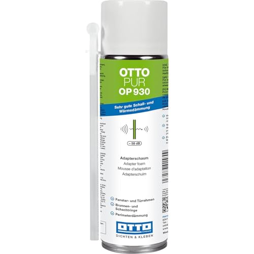 OTTOPUR OP 930 Adapterschaum mit sehr guter Schall- und Wärmedämmung 750 ml Aerosol Dose von Otto Chemie