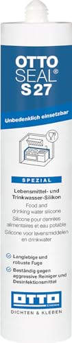 OTTOSEAL S 27 Lebensmittel- und Trinkwasser-Silikon 310 ml Kartusche C02 grau von OTTOSEAL