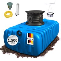 Garantia - 4rain flat s Flachtank-Paket 1500 Liter Garten-Comfort von Garantia