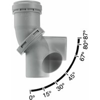 Otto Haas Kg - Haas oha pp Multi Bogen 0 bis 87° für HT-Rohr dn 40/40 - nach dn 4102-B2 von OTTO HAAS KG