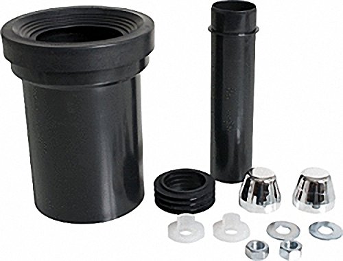 HAAS WC-Anschlussgarnitur mit Abflußrohr 90mm mit verchromten Kappen HAAS WC-Anschlussgarnitur mit Abflußrohr 90mm mit verchromten Kappen von Otto Haas KG