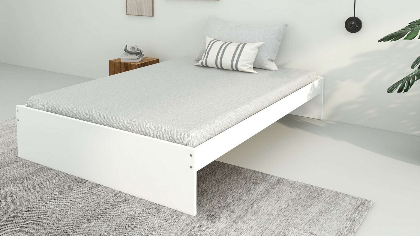 OTTO home Bett Magdala (Breite/ Belastbarkeit: 120cm/200 KG, 90cm/ 100KG), aus MDF, Breite Liegefläche 140 cm, Bettkasten optional von OTTO home