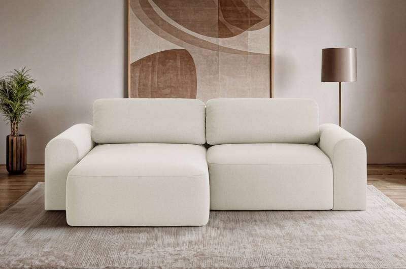 OTTO home Ecksofa LEOO universell Schlafsofa mit Bettkasten, Maße B/T/H: 272/152/84,5 cm, L-Form mit Recamiere rechts oder links montierbar, hoher Sitzkomfort von OTTO home