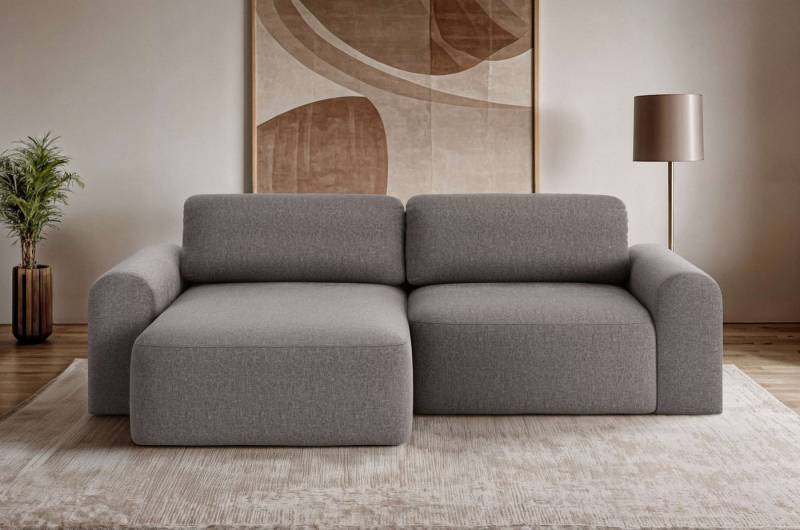 OTTO home Ecksofa LEOO universell Schlafsofa mit Bettkasten, Maße B/T/H: 272/152/84,5 cm, L-Form mit Recamiere rechts oder links montierbar, hoher Sitzkomfort von OTTO home
