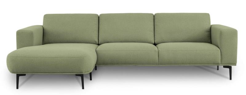 OTTO home Ecksofa Lillith, 289 cm, L-Form, gemütlicher Sitzkomfort, Eckcouch mit runder Recamiere links/rechts, Strukturstoff von OTTO home
