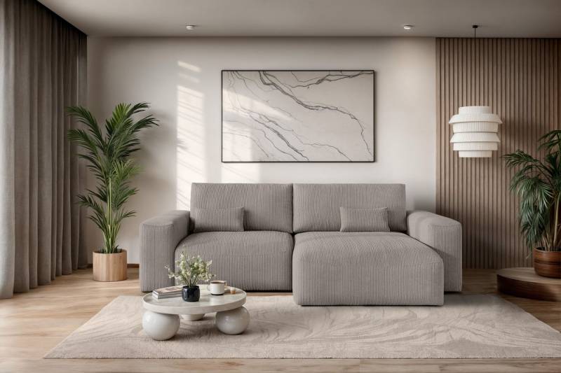 OTTO home Ecksofa MATTS Schlafsofa mit Bettkasten, Maße B/T/H: 265/159/89 cm, L-Form mit Recamiere rechts oder links, hoher Sitzkomfort von OTTO home