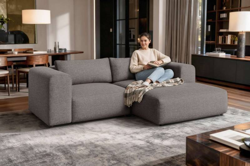 OTTO home Ecksofa TIARRA Design-Sofa mit Ottomane recht/links bestellbar, Breite 241 cm, L-Form mit hochelastischer Schaum und Wellenunterfederung OTTO home Ecksofa TIARRA Design-Sofa mit Ottomane recht/links bestellbar, Breite 241 cm, L-Form mit hochelastischer Schaum und Wellenunterfederung von OTTO home