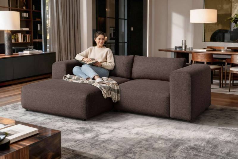 OTTO home Ecksofa TIARRA Design-Sofa mit Ottomane recht/links bestellbar, Breite 241 cm, L-Form mit hochelastischer Schaum und Wellenunterfederung OTTO home Ecksofa TIARRA Design-Sofa mit Ottomane recht/links bestellbar, Breite 241 cm, L-Form mit hochelastischer Schaum und Wellenunterfederung von OTTO home