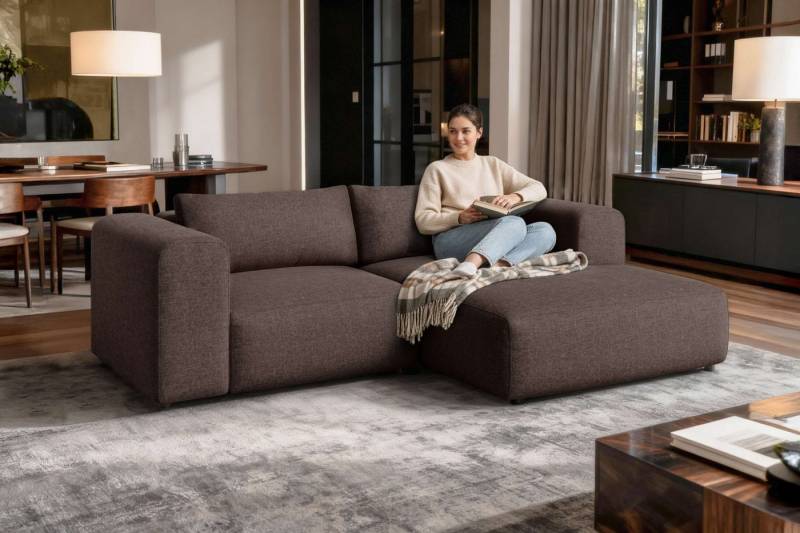OTTO home Ecksofa TIARRA Design-Sofa mit Ottomane recht/links bestellbar, Breite 241 cm, L-Form mit hochelastischer Schaum und Wellenunterfederung OTTO home Ecksofa TIARRA Design-Sofa mit Ottomane recht/links bestellbar, Breite 241 cm, L-Form mit hochelastischer Schaum und Wellenunterfederung von OTTO home