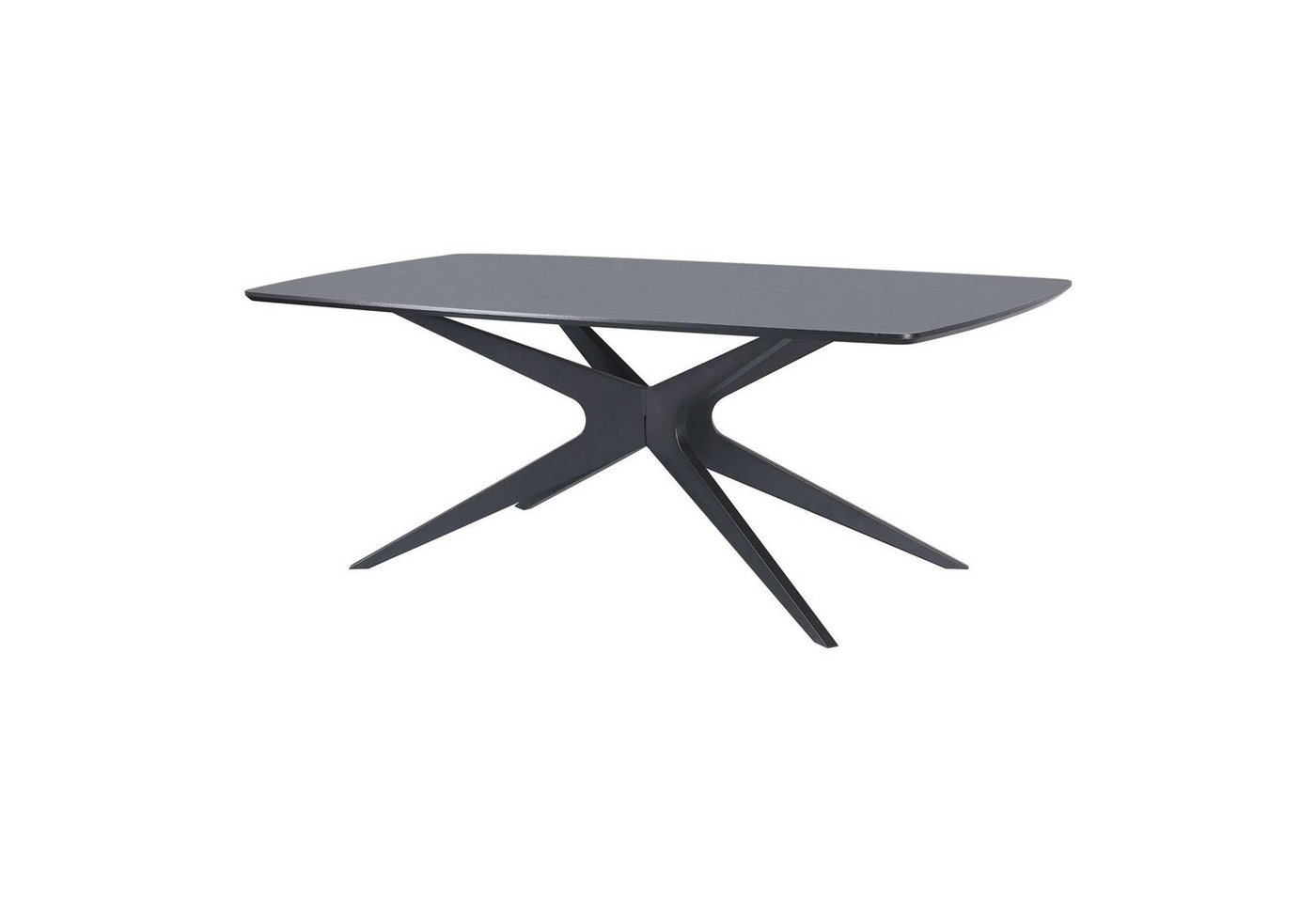 OTTO home Esstisch Dakona, Tischplatte mit Holzstruktur, schwarze Metallbeine, Höhe 76 cm OTTO home Esstisch Dakona, Tischplatte mit Holzstruktur, schwarze Metallbeine, Höhe 76 cm von OTTO home