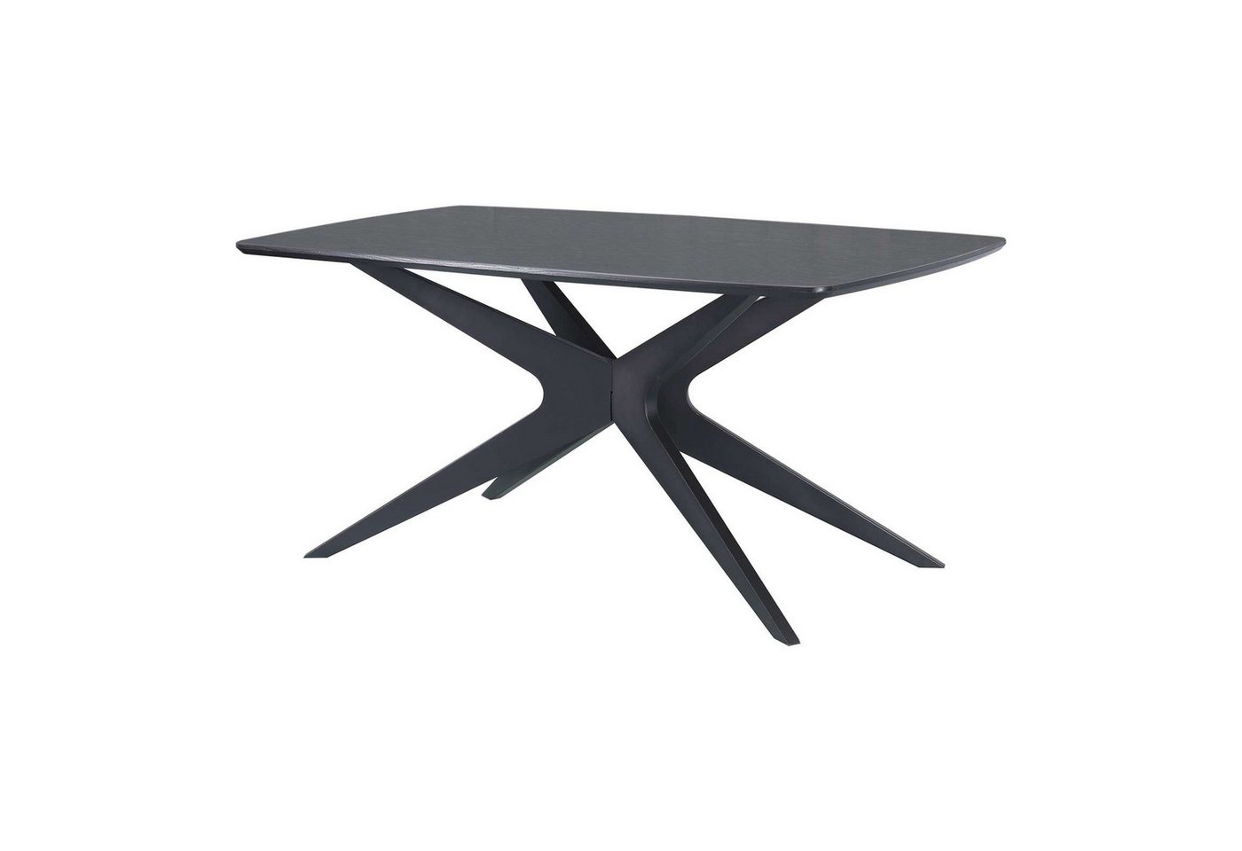 OTTO home Esstisch Dakona, Tischplatte mit Holzstruktur, schwarze Metallbeine, Höhe 76 cm OTTO home Esstisch Dakona, Tischplatte mit Holzstruktur, schwarze Metallbeine, Höhe 76 cm von OTTO home