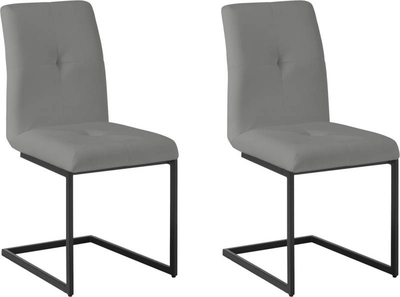 OTTO home Esszimmerstuhl Vendy (Set, 2 St), mit verstellbaren Füßen und robustem, pulverbeschichtetem Gestell. von OTTO home