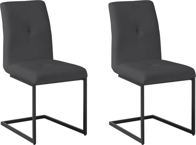 OTTO home Esszimmerstuhl Vendy (Set, 2 St), mit verstellbaren Füßen und robustem, pulverbeschichtetem Gestell. von OTTO home