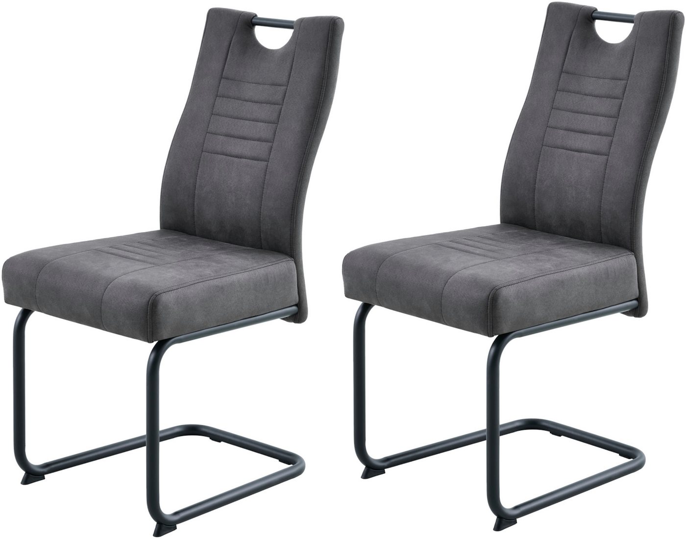 OTTO home Freischwinger Altona (Set, 2 St), Federkern und Griff, 140 Kg Belastbarkeit, 2er und 6er Set von OTTO home