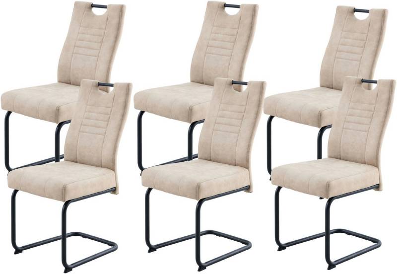 OTTO home Freischwinger Altona (Set, 6 St), Federkern und Griff, 140 Kg Belastbarkeit, 2er und 6er Set von OTTO home