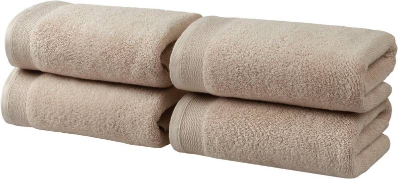 OTTO home Handtücher Fenya, flauschig und weich, 550gr/m², Webfrottier (4-St), Premium Handtücher mit Bordüre, Handtuch-Set, 100% Baumwolle von OTTO home