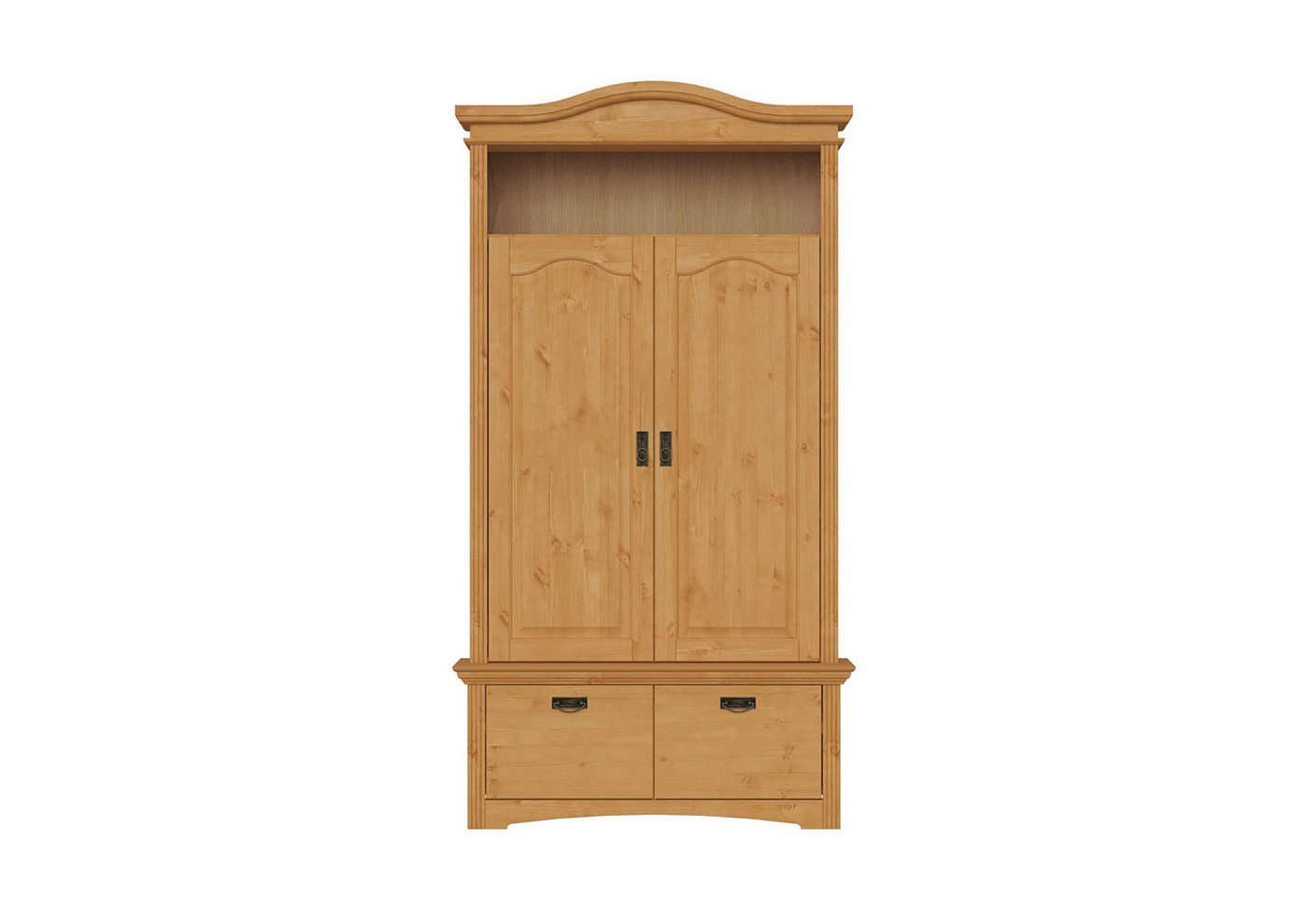OTTO home Kleiderschrank Konrad, mit Bank, Garderobenschrank, Schrank aus massiver Kiefer, Breite 110,5 cm, viel Stauraum OTTO home Kleiderschrank Konrad, mit Bank, Garderobenschrank, Schrank aus massiver Kiefer, Breite 110,5 cm, viel Stauraum von OTTO home
