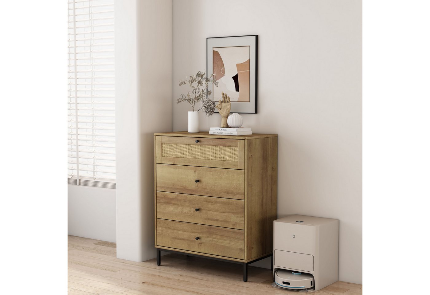 OTTO home Kombikommode, Kommode Schrank Wäscheschrank mit 4 Schubladen von OTTO home