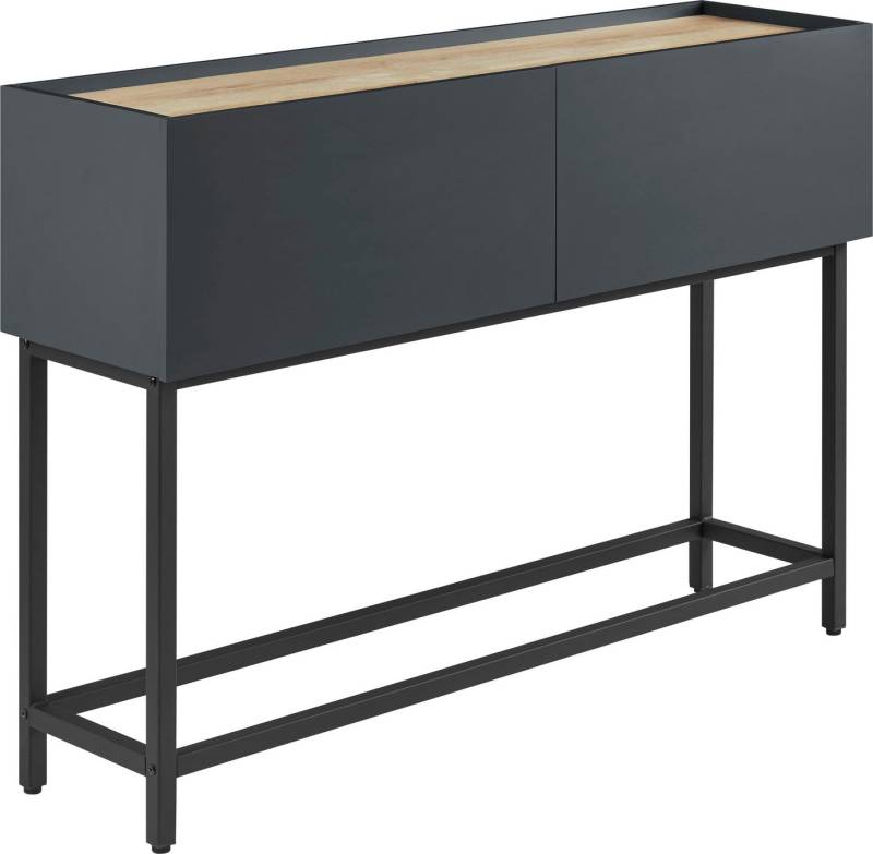 OTTO home Konsolentisch Azly, pflegeleichte Melaminoberfläche, Metallgestell, Breite 120 cm von OTTO home