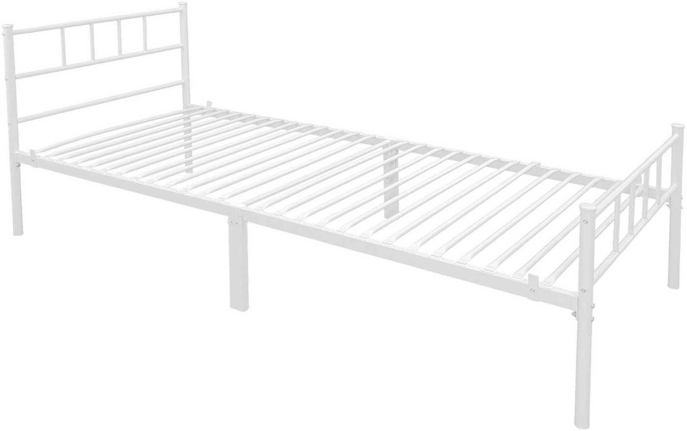 OTTO home Metallbett Amrum Bett Bettgestell Bettrahmen Einzelbett Doppelbett Stahlbett (2m Länge und in 4 Breiten wählbar - 90, 140, 160, 180 cm), Schlafzimmerbett inkl. 26 Lattenroste zum Schutz der Matratze von OTTO home