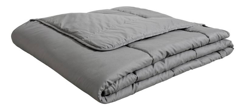 OTTO home Microfaserbettdecke Claara,Bettdecke 135x200 cm, 155x220 cm, 200x200 cm, Bettdecken in grau, Sommer, Winter, 4 Jahreszeiten, Decke von OTTO home
