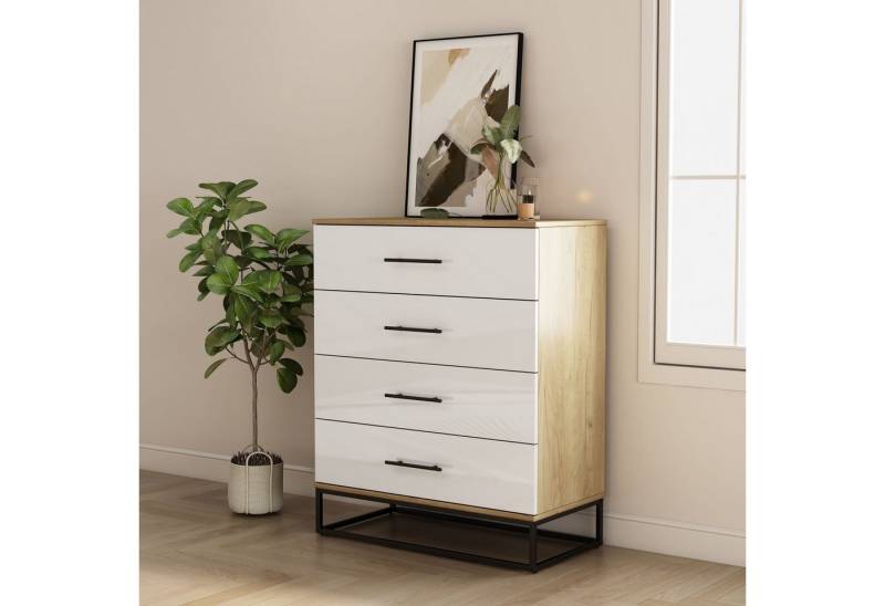 OTTO home Schubkastenkommode, Kommode Wäscheschrank im Loft Design mit 4 Schubladen OTTO home Schubkastenkommode, Kommode Wäscheschrank im Loft Design mit 4 Schubladen von OTTO home