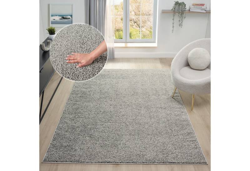 OTTO home Teppich Lisam, rechteckig, Höhe: 15 mm, meliert, uni, Wohnzimmer, Schlafzimmer OTTO home Teppich Lisam, rechteckig, Höhe: 15 mm, meliert, uni, Wohnzimmer, Schlafzimmer von OTTO home