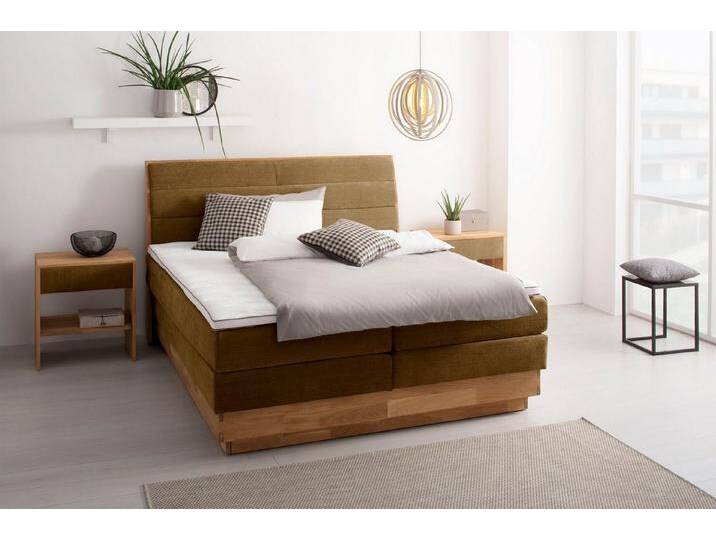 OTTO products Boxspringbett, LED-Beleuchtung, mit zertifizierten, recycelten Bezugsstoffen, braun, mit LED-Beleuchtung, mit Basic-Topper OTTO products Boxspringbett, LED-Beleuchtung, mit zertifizierten, recycelten Bezugsstoffen, braun, mit LED-Beleuchtung, mit Basic-Topper von OTTO-products