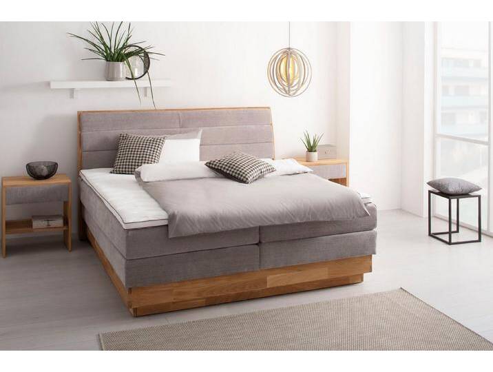 OTTO products Boxspringbett Jenna, ohne LED-Beleuchtung, mit zertifizierten, recycelten Bezugsstoffen, silberfarben, ohne LED-Beleuchtung, mit Premium-Topper OTTO products Boxspringbett Jenna, ohne LED-Beleuchtung, mit zertifizierten, recycelten Bezugsstoffen, silberfarben, ohne LED-Beleuchtung, mit Premium-Topper von OTTO-products