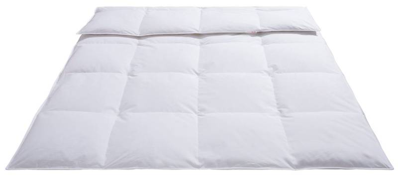 OTTO products Daunenbettdecke Jannika, Füllung: 80% Daunen & 20% Federn, Bezug: 100% Baumwolle, plastikfreie Verpackung von OTTO products