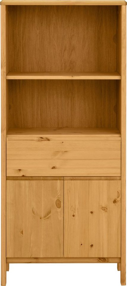 OTTO products Midischrank Jorrick Breite 60 cm, Massivholz Kiefer mit Bio Öl/Wachs behandelt von OTTO products