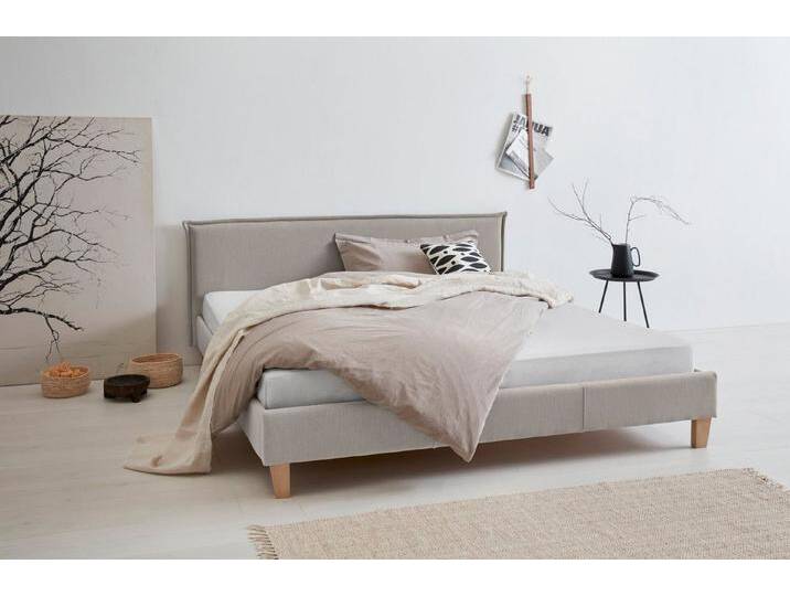 OTTO products Polsterbett Heddi, in 5 Breiten: von 90cm-200cm, Biese am Kopfteil, Strukturstoff, grau, hellgrau OTTO products Polsterbett Heddi, in 5 Breiten: von 90cm-200cm, Biese am Kopfteil, Strukturstoff, grau, hellgrau von OTTO-products