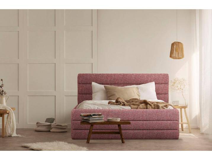 OTTO products Polsterbett Merrit, Quernaht im Kopf- und Fußteil, in 5 Breiten, auch in 220 cm Länge, grau rot, rot-grau OTTO products Polsterbett Merrit, Quernaht im Kopf- und Fußteil, in 5 Breiten, auch in 220 cm Länge, grau rot, rot-grau von OTTO-products