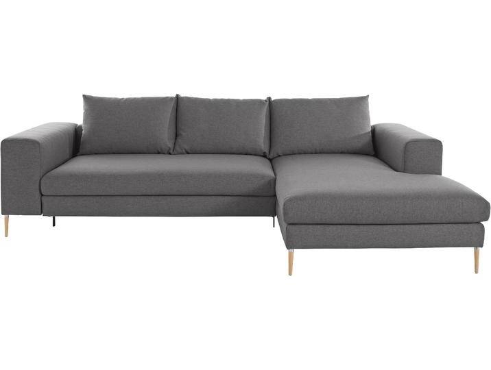 Polsterecke OTTO PRODUCTS Finnja, softer, legerer Sitzkomfort, bequem, zeitloses Design, L-Form , grau (dunkelgrau), B:277cm H:83cm T:170cm, Struktur fein: aus recycleten PET-Flaschen (100% PES), Sofas, XXL-Ecksofa von OTTO-products