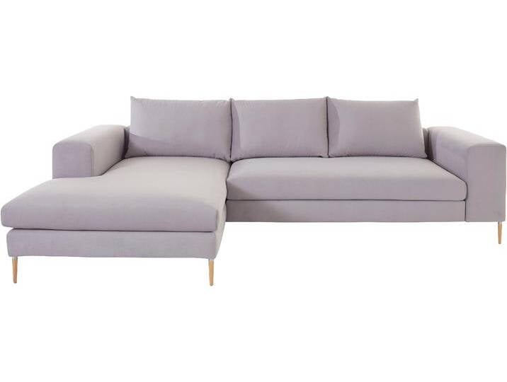 Polsterecke OTTO PRODUCTS Finnja, softer, legerer Sitzkomfort, bequem, zeitloses Design, L-Form , silber (silberfarben), B:277cm H:83cm T:170cm, Luxus-Microfaser: aus recycleten Textilien (100% PES), Sofas, XXL-Ecksofa von OTTO-products